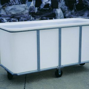 1000 ltr Trolley bin on a separate Galvanised frame | iPlast AUS