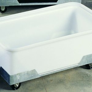 170 ltr Trolley bin on a separate Galvanised frame | iPlast AUS